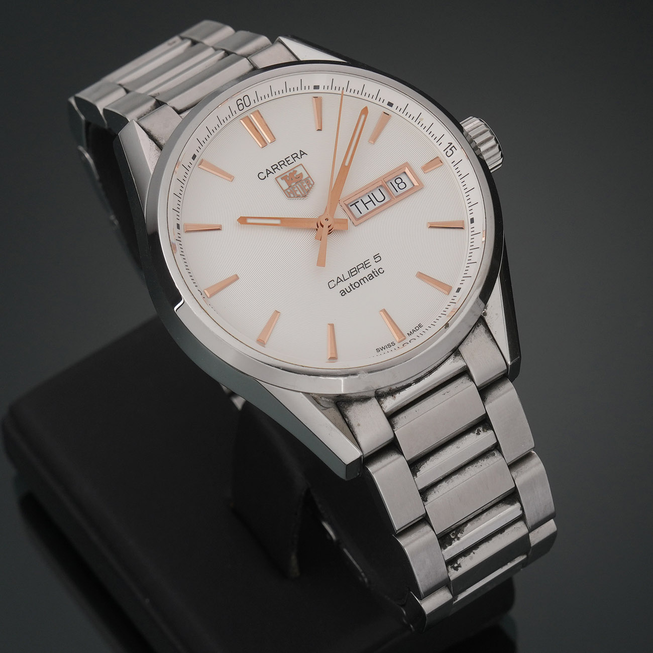 TAG HEUER(USED)태그호이어 까레라 데이데이트 WAR201D-1